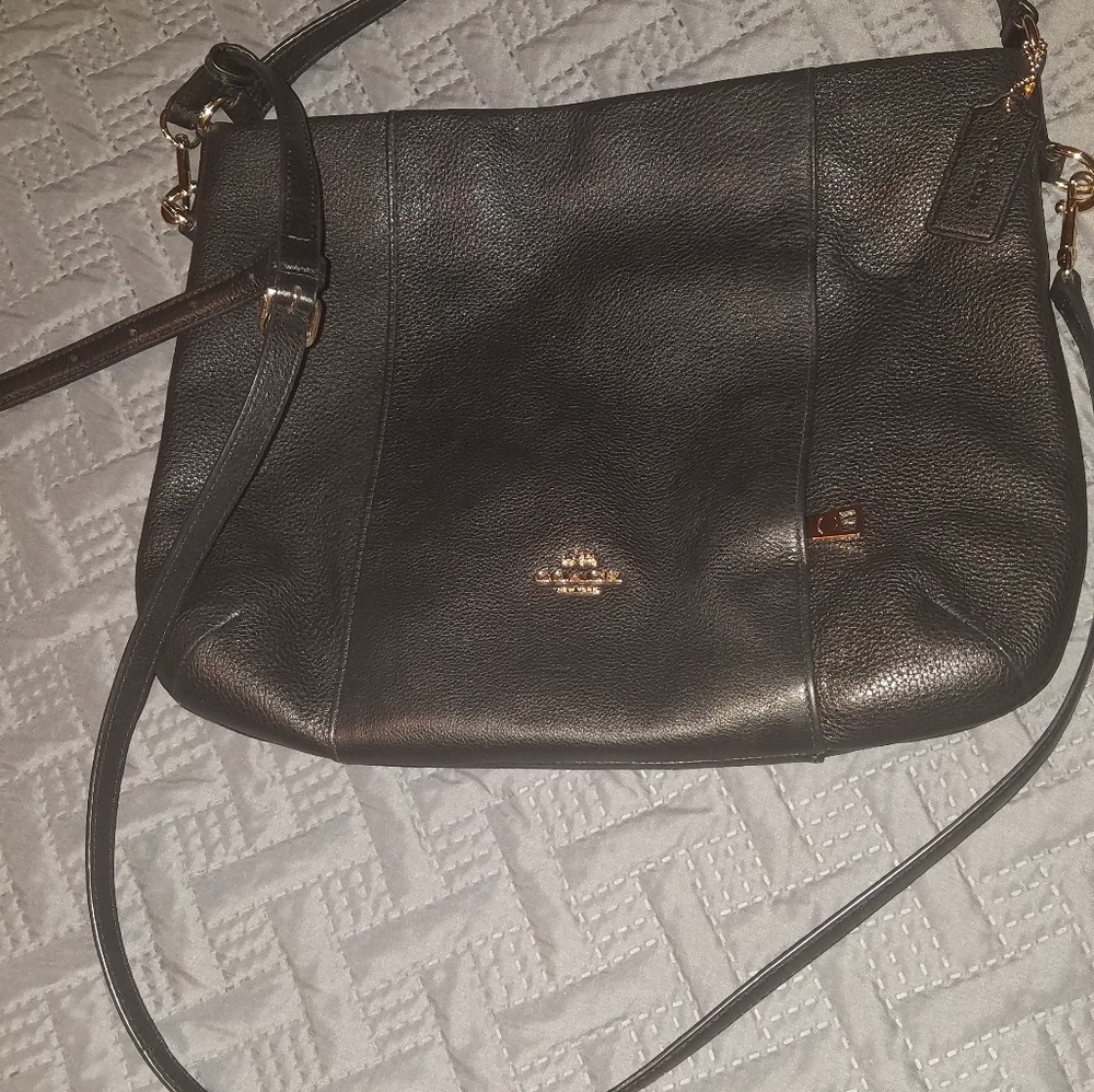 Coach leather purse